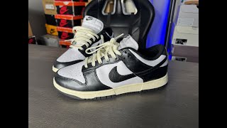 Are These Better Nike Dunk low Vintage Panda On Feet Review [upl. by Allin398]