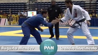 Augusto quotTanquinhoquot Mendes VS Leandro Lo  Pan Championship 2011 [upl. by Lemak]