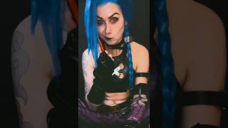 Unboxing Powders Wind up Monkey in Arcane Jinx Cosplay 💥 asmr arcanecosplay [upl. by Prober968]