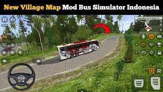 New Village Map Road Bus Simulator Indonesia [upl. by Kcarb]