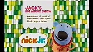 Nick jr Jack’s big music show curriculum board 2014 HQ RARE [upl. by Ensoll791]