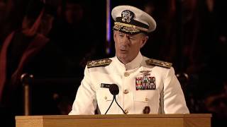 Navy Seal commander gives some of the best advice to Grads at commencement [upl. by Ardnuahsal]