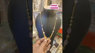 Micro gold plated Necklace For price and order DM 9043522604 necklace chennai [upl. by Trebliw527]