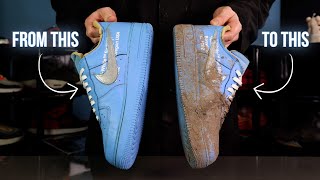 The Secret to Easily Clean Your Air Forces at Home  Crep Protect [upl. by Annahtur]