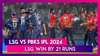 LSG vs PBKS IPL 2024 Stat Highlights Mayank Yadav Quinton de Kock Help LSG Bag First Victory [upl. by Jadda]