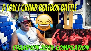 D LOW  Grand Beatbox Battle Champion 2019 Compilation  Producer Reaction [upl. by Oilegor]