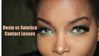 Solotica vs Desio Contact lenses [upl. by Claus]