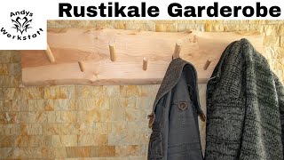 Rustikale Garderobe aus Kirsche Holz [upl. by Natan]