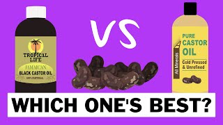 Jamaican Black Castor Oil Vs Cold Pressed Castor Oil [upl. by Gillan]