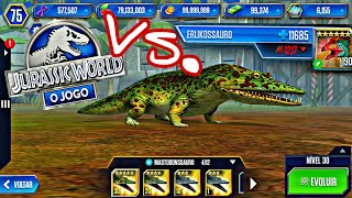 Evolution  Mastodonsaurus Level 40 MAX Jurassic World O Jogo Das Spiel [upl. by Iglesias]