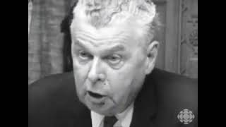 John Diefenbaker defends his Avro Arrow decision [upl. by Acirahs145]