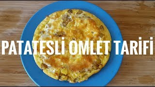 Kahvaltılık Patatesli Omlet Tarifi  Kolay Ve Nefis Tarifler  Konuşan Anne [upl. by Norford]