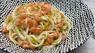 SPAGHETTI CACIO PEPE LIME E SALMONE 🔥 [upl. by Enaud]