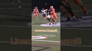 Blackman Middle School football collegefootball middleschoolfootball blackmanmiddleschool [upl. by Nomyad33]