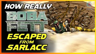 How Boba Fett Really Escaped from Sarlacc Pit ANIMATION [upl. by Ailak]