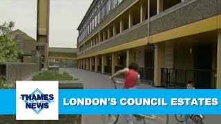 Londons Council Estates during the 1980s90s  Social housing  Poverty  Vandalism [upl. by Aipmylo135]