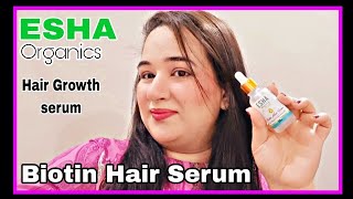 Biotin hair serum for hair growth and hair fall AnumButtMakeovers [upl. by Kcirdaed]