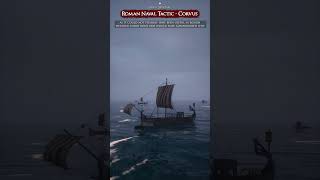 Roman Naval Tactics Corvus shorts romanhistory military documentary tactical fypシ fyp [upl. by Oderfigis]