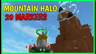 How to get MOUNTAIN HALO in FIND THE MARKERS  20 MARKERS  Roblox  UPDATED 2024 [upl. by Schellens]