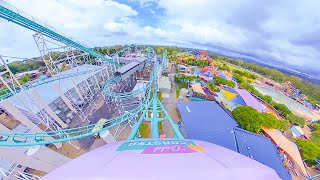 Gold Coaster  Dreamworld  Onride  4K  Wide Angle [upl. by Hendrickson]