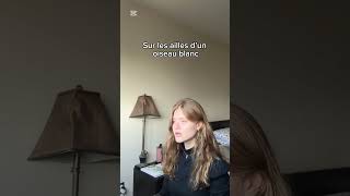 Singing quotBoîte en Argentquot by Indila cover singing musician singer music indila pop france [upl. by Leifer]