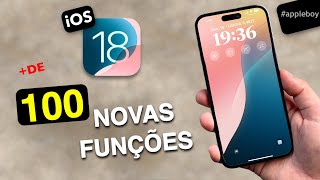 iOS 18 TROUXE de 100 NOVOS RECURSOS e FUNÇÕES p iPHONES 😱 [upl. by Adolphe]