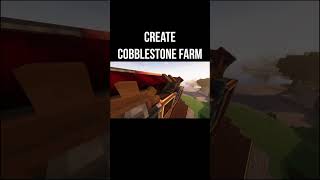 Create CobbleStone farm Tutorial  guide 1182  1201 minecraft java [upl. by Manoff]