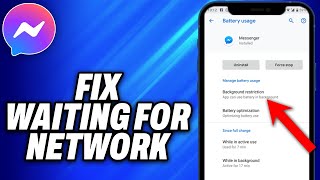 How To Fix Messenger Waiting For Network 2024  Easy Fix [upl. by Kajdan]