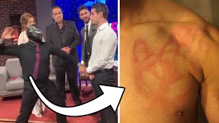 WWE Wrestlers Who Attacked TV Hosts [upl. by Nnaes]