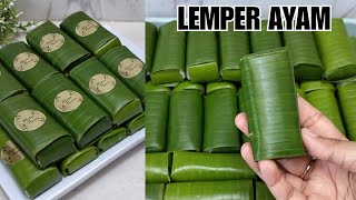 Resep lemper ayam  12kg jadi sebanyak ini  Isian snack box [upl. by Nikita]