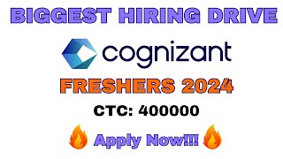 Biggest Hiring Drive  Cognizant CIS Role amp Teleperformance  Freshers 2024  Apply Now [upl. by Nylesaj]