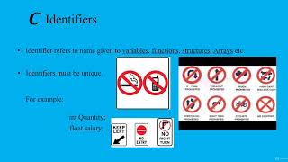 14 Keywords and Identifiers in C [upl. by Zak]