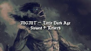 MGMT  Little Dark Age Slowed  Reverb [upl. by Liana]