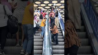 Hand touching escalator funny prank video 😡🤪 shortsfeed shorts prank foryou escalator [upl. by Tavy344]