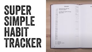 Super Simple Habit Tracker [upl. by Lledal82]