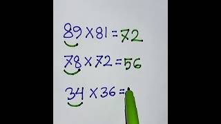 Amazing math tricks maths mathtricks mathstricks mathematics [upl. by Nnawtna226]