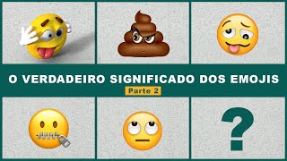 O Verdadeiro Significado dos Emojis do Whatsapp  Parte 02  Multi Dados [upl. by Henrique]