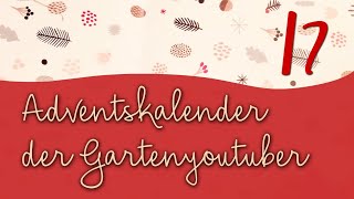 17 Adventskalender der Garten Youtuber 2019 Saatgut  Beetplan  Honig [upl. by Alien]