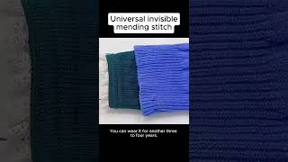 Universal invisible mending stitch life lifetips lifehacks [upl. by Renat289]