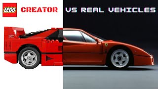 LEGO Creator Expert Versus REAL Vehicles [upl. by Hajidak]