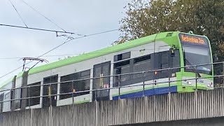 Tramlink 2544 is a 199899 Bombardier CR4000 operating to Beckenham Junction [upl. by Stretch]