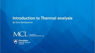 Introduction to Thermal Analysis [upl. by Einwahs]