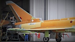 Brand New Aircraft  ZK373 Primer Typhoon FGR4Bae Warton Aerodrome 5516 [upl. by Refitsirhc]