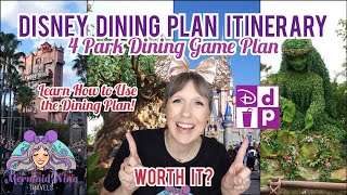 Disney Dining Plan 2024  Itinerary [upl. by Herrera290]