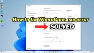 How to fix WbemConsexe error in windows 1011 [upl. by Atiner421]