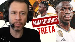 Treta Tiago Leifert x Vini Jr e a Polêmica da Bola de Ouro [upl. by Erodroeht]