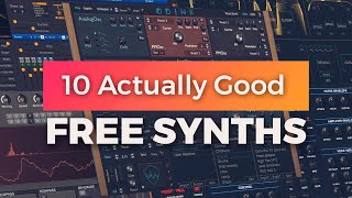 10 EPIC Free Synth Plugins You Need for Sound Design 🎹 [upl. by Nylahsoj86]