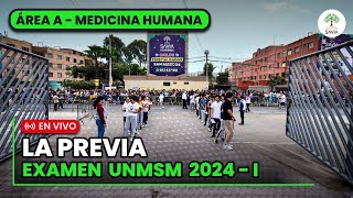 🔴 Examen de Admisión UNMSM 2024  I​ 🌳  En vivo  Área A  Medicina Humana  LA PREVIA 🔥 [upl. by Ellehsad]