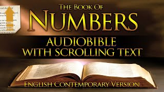 Holy Bible Audio NUMBERS 1 to 36  With Text Contemporary English [upl. by Farhsa534]