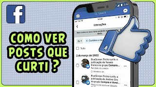 Como Ver As Publicações Que Eu Curti no Facebook [upl. by Hanej]